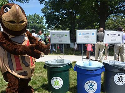 Recycling bins