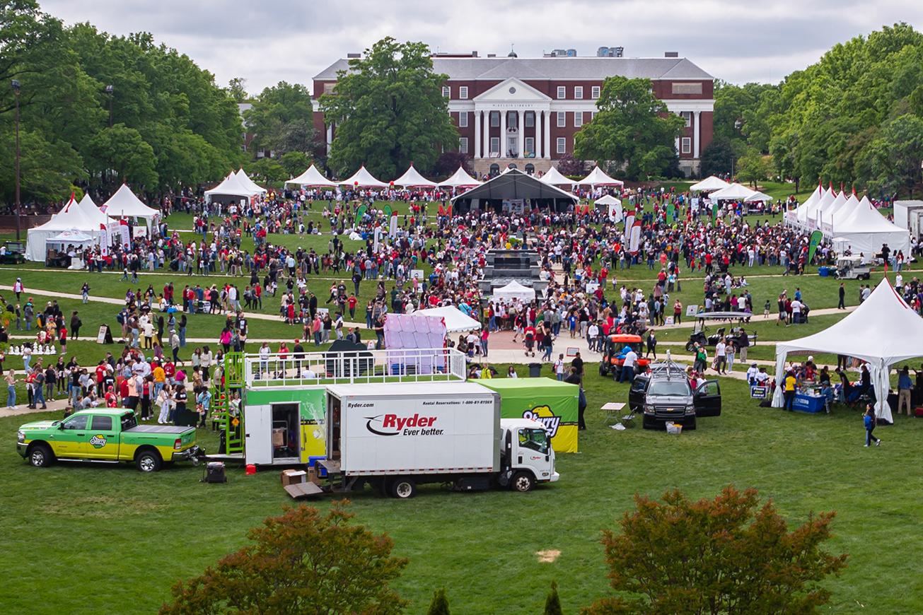 Maryland Day on McKeldin Mall